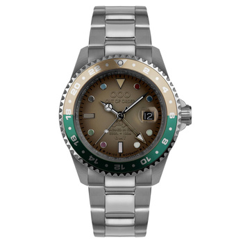 Zegarek OUT OF ORDER Swiss GMT Marrakesz Ultra Brushed