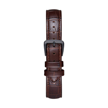 Pasek Meller Crocodile Brown Black W