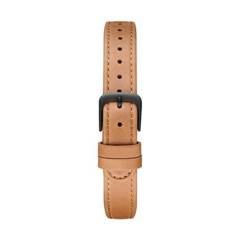 Pasek Meller Camel Black Leather W