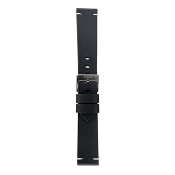 Pasek do zegarka OUT OF ORDER ze skóry naturalnej 22mm Black