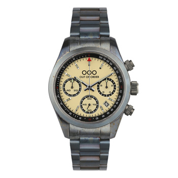 Zegarek OUT OF ORDER Sporty Cronografo BEIGE